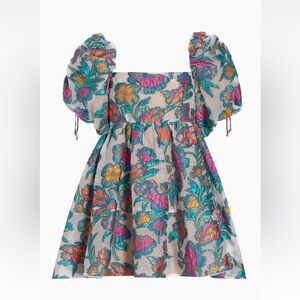 Elliatt Vespera Floral Jacquard Minidress